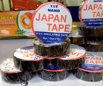 Băng dính Japan đen - Phụ Liệu Đóng Gói May Mặc Quang Thân Vina - Công Ty TNHH SX Và TM Quang Thân Vina
